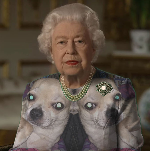 green screen queen photoshop green top 15 The Queen Wore Another Green Screen Outfit and the Internet Rejoiced