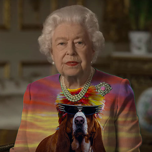 green screen queen photoshop green top 6 The Queen Wore Another Green Screen Outfit and the Internet Rejoiced