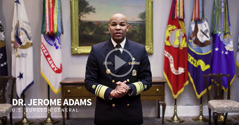US Surgeon General Dr. Jerome Adams on How to Make a Basic DIY Face Mask