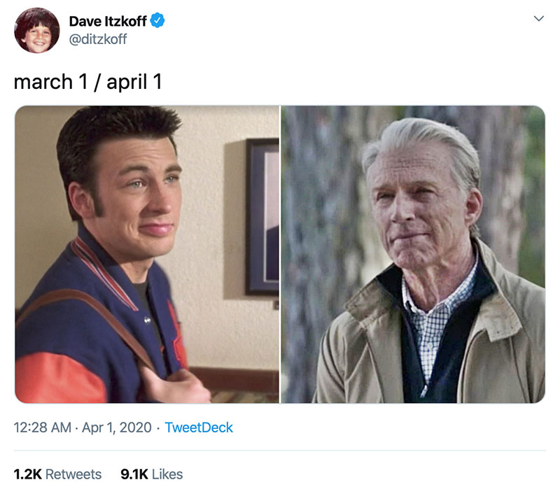 march 1 vs march 31 april 1 meme best of 15 These “March 1 vs April 1” Posts Perfectly Capture How Intense the Last Month Was