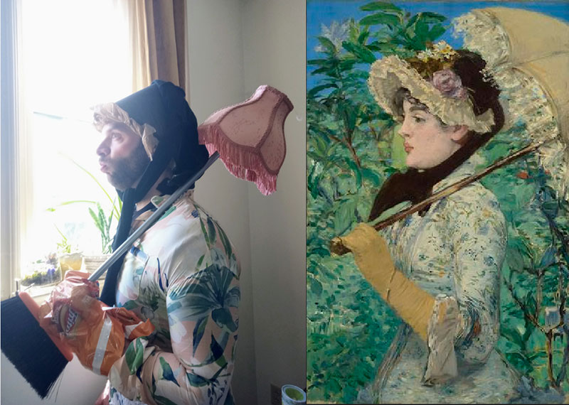 People Stuck at Home are Recreating Famous Paintings and It’s Awesome ...