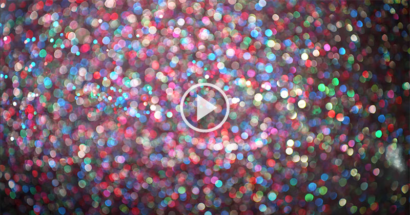 Falling Glitter in 4K Super Slow Motion Creates the Most Beautifully Abstract Visuals