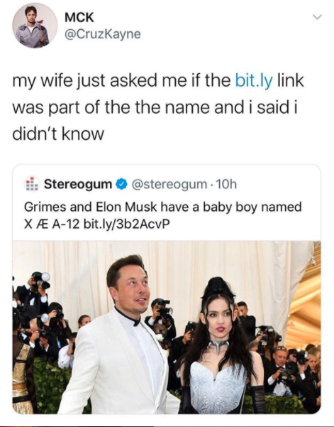 elon musk grimes baby name meme funny 2 Elon Named His Newborn Son X Æ A 12 Musk and the Internet Had Some Thoughts