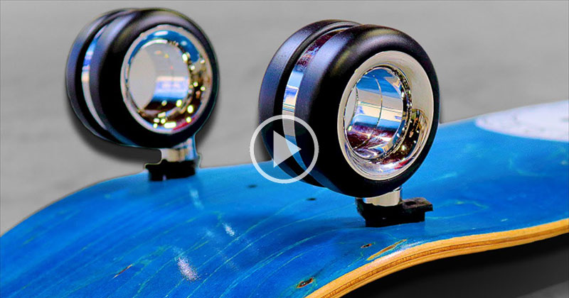 Putting Apple’s $700 Computer Wheels on a Skateboard and Trying a Kickflip