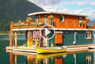 This Craftsman Built His Own Off-Grid Houseboat and It’s Beautiful