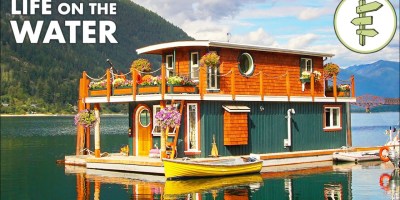 This Craftsman Built His Own Off-Grid Houseboat and It's Beautiful