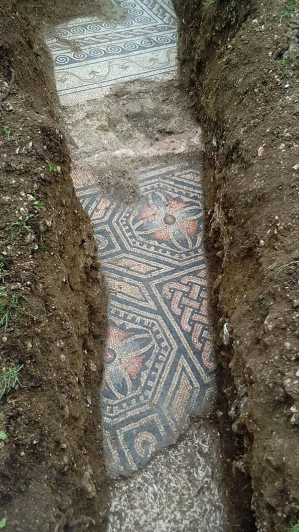 3rd century roman mosaic discovered under vineyard in italy 3 Stunning 3rd Century Roman Mosaic Discovered Under Vineyard in Italy