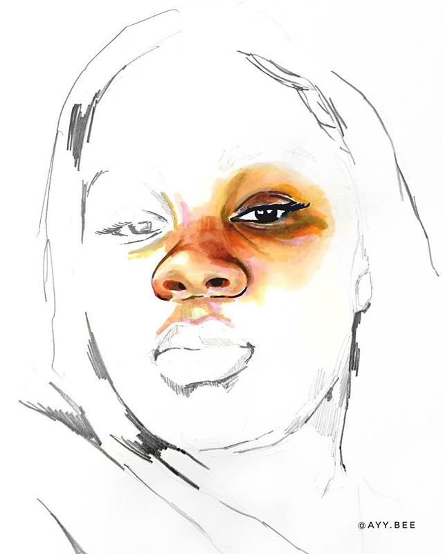 stolen portraits by adrian brandon 2 Artist Channels Grief Into Unfinished Portraits Where 1 Year of Life = 1 Minute of Color