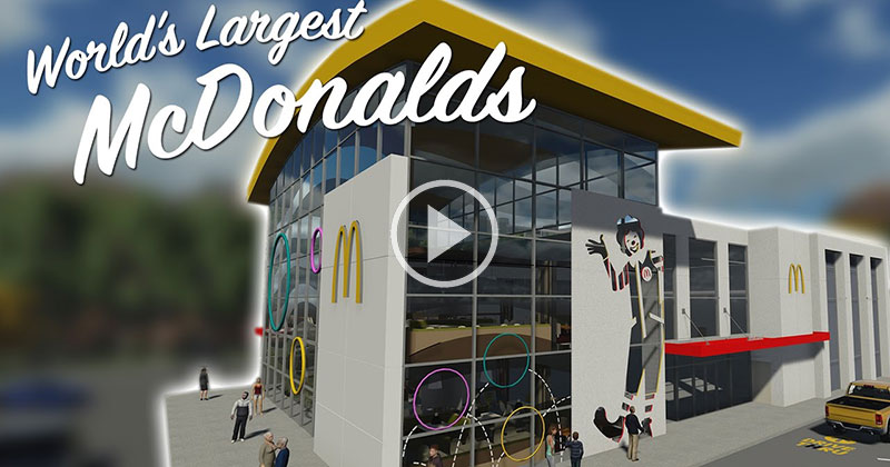 So the World's Largest McDonald's is Crazy (and Serves Pizza and Pasta)