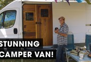Clare’s Camper Van Home is the Coziest One I’ve Seen