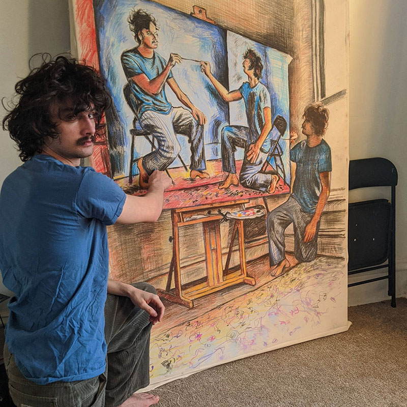 This Artist Keeps Painting Himself, Painting Himself, Painting Himself ...