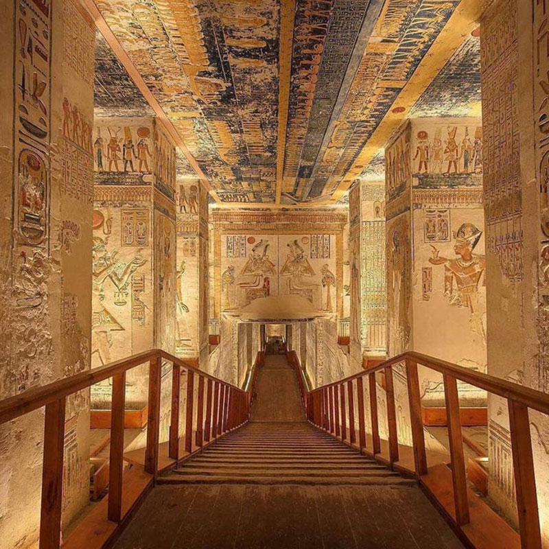 pharaoh ramesses vi tomb virtual tour egypt valley of kings 1 You Know those Virtual House Tours? Heres One for the Tomb of Ramesses VI in the Valley of Kings