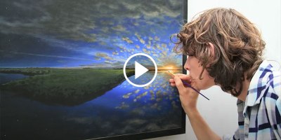 This is the Most Ambitious Stop Motion/Timelapse Painting I've Seen. Nearly 3 Years in the Making