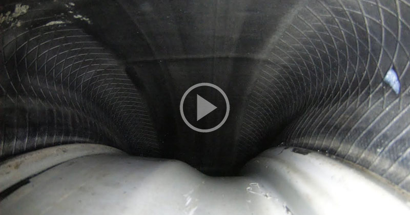 Guy Mounts GoPro Inside a Car Tire and Takes It For a Spin
