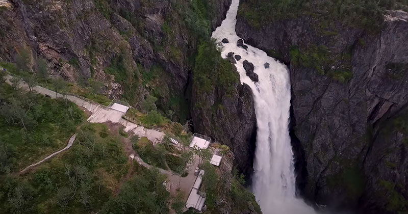 norway just built a 99 step bridge over their most iconic waterfall 4 Norway Just Built a 99 Step Bridge Over Their Most Iconic Waterfall