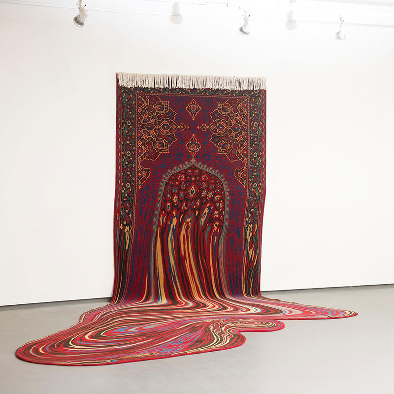 melting glitch rug by faig ahmed 1 1 This Melting Glitch Rug by Faig Ahmed is Incredible