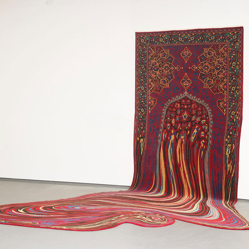 melting glitch rug by faig ahmed 2 1 This Melting Glitch Rug by Faig Ahmed is Incredible