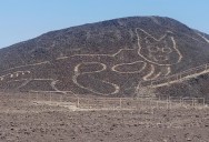 Giant Cat Etched Into Peruvian Hillside Believed to Be Over 2,000 Years Old