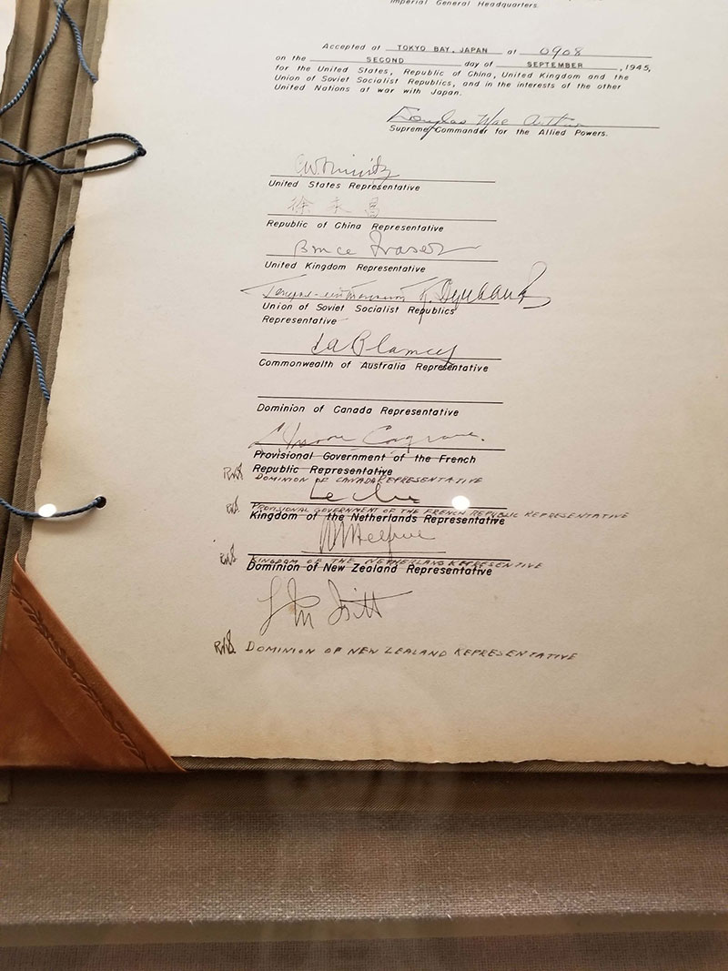 75 Years Ago, Japan Surrendered and Canada Signed in the Wrong Place