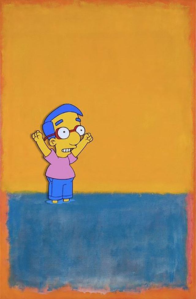simpsons fine art photoshops 11 An Introduction to Fine Art Through Funny Simpsons Mashups