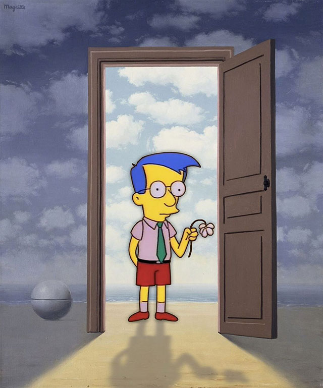 simpsons fine art photoshops 15 An Introduction to Fine Art Through Funny Simpsons Mashups