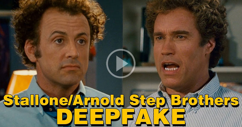 This Stallone and Schwarzenegger Step Brothers Deepfake Cannot be Unseen