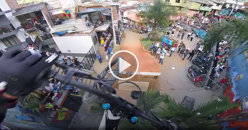 This First-Person View Down the World’s Longest Urban Downhill Bike Race is INTENSE