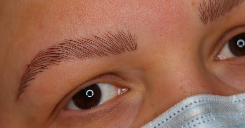 This Artist Tattoos Eyebrows for Clients with Alopecia