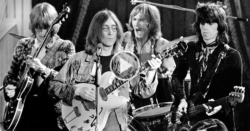 That One Time John Lennon, Eric Clapton, Keith Richards, and Mitch Mitchell Played “Yer Blues”