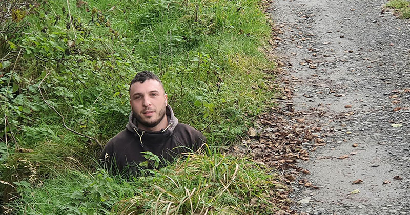 To Get the City to Fix the Pothole on His Street He Sent This Photo of His Son