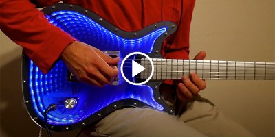 This Guy Built an Infinity Mirror Guitar and It Looks Incredible