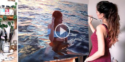 It Took Lena Danya 2 Years to Finish This Oil Painting and She Made a Timelapse of the Entire Process