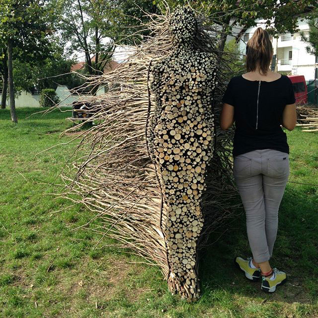 olga ziemska bamboo willow branch art 5 Stillness in Motion by Olga Ziemska