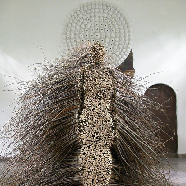 olga ziemska bamboo willow branch art 6 Stillness in Motion by Olga Ziemska