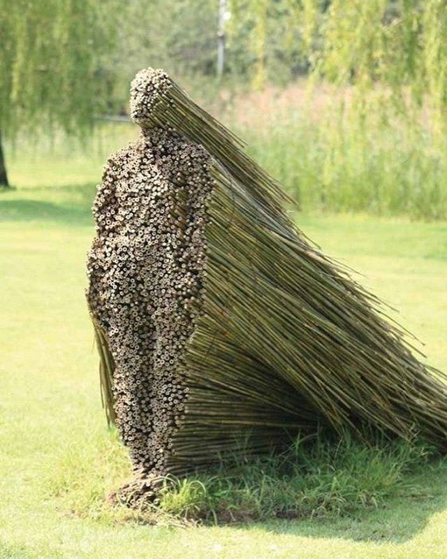 olga ziemska bamboo willow branch art 7 Stillness in Motion by Olga Ziemska