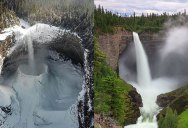 Helmcken Falls in BC, Canada Looks Incredible No Matter What the Season Is