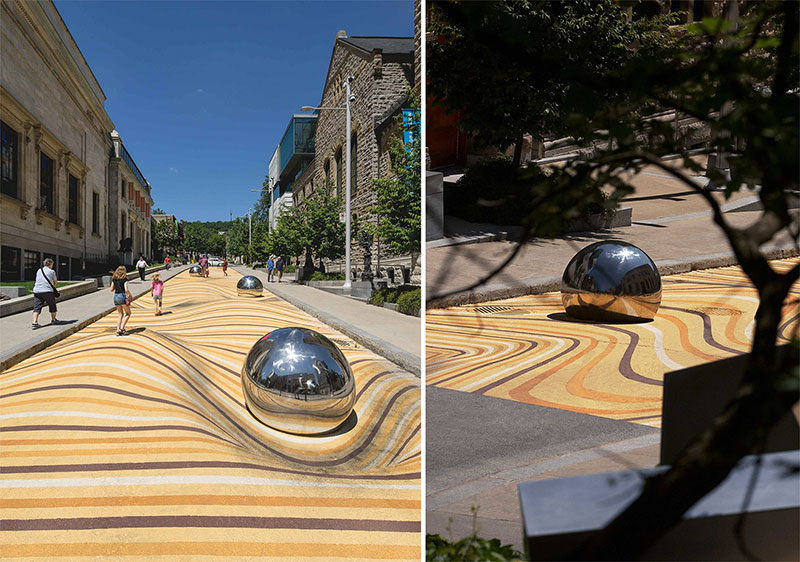 Amazing Street Mural Turns Pedestrian Walkway Into Giant Undulating ...