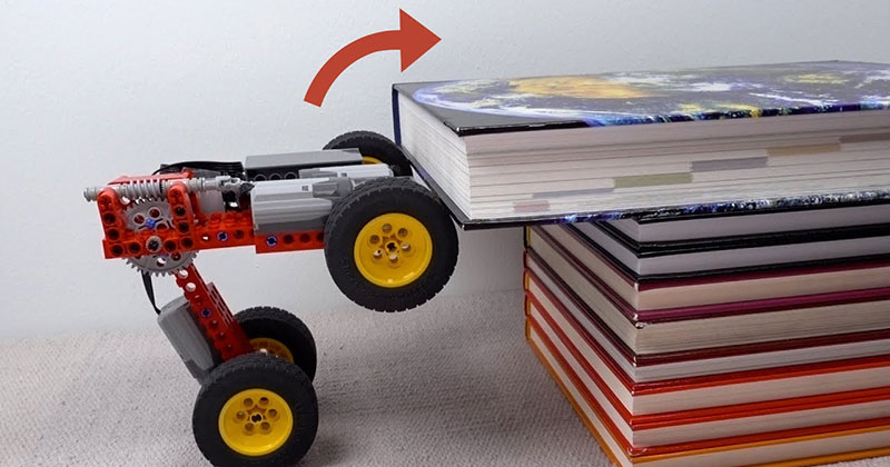 Modifying a Lego Car to Climb Progressively More Challenging Obstacles