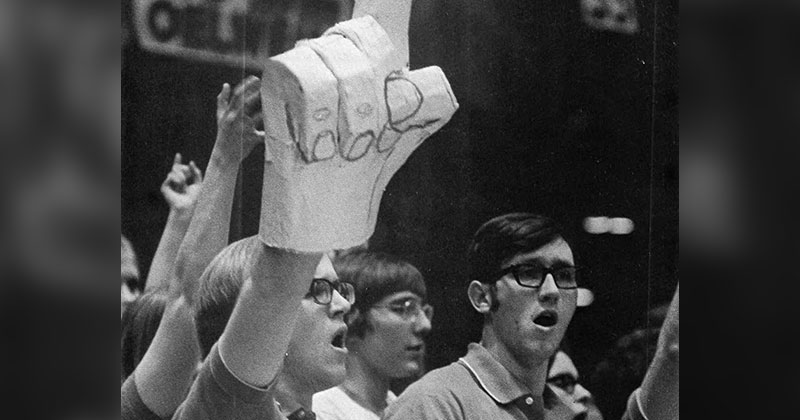 The First Foam Finger Prototype, 1971