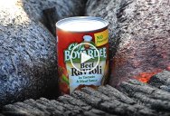 Just a Can of Ravioli Being Slowly Engulfed by Lava