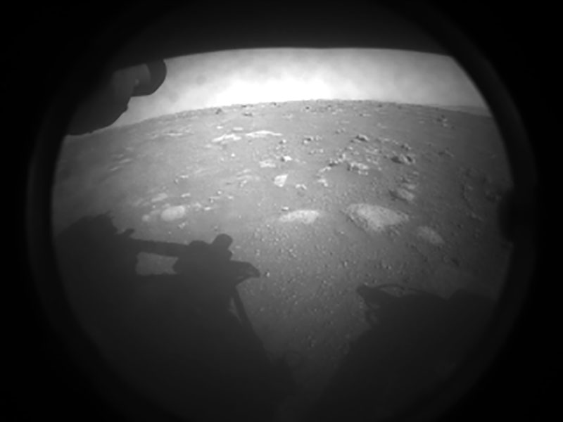 This is NASA's Perseverance Rover's First Image from Mars