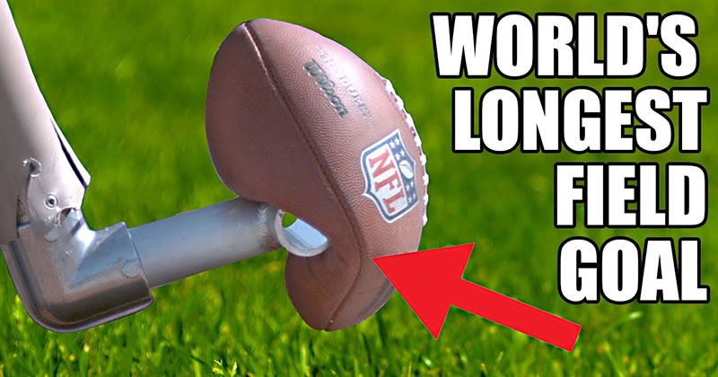 World’s Longest Field Goal – Robot vs NFL Kicker » TwistedSifter