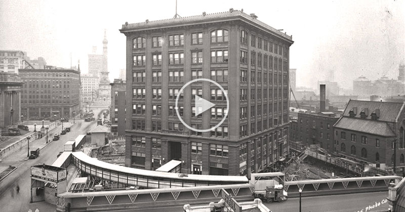 In 1930 the Indiana Bell Building was Rotated 90° While Everyone Inside Still Worked