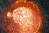 Guy’s Drone Melts Getting this Incredible Overhead Shot of a Volcanic Eruption