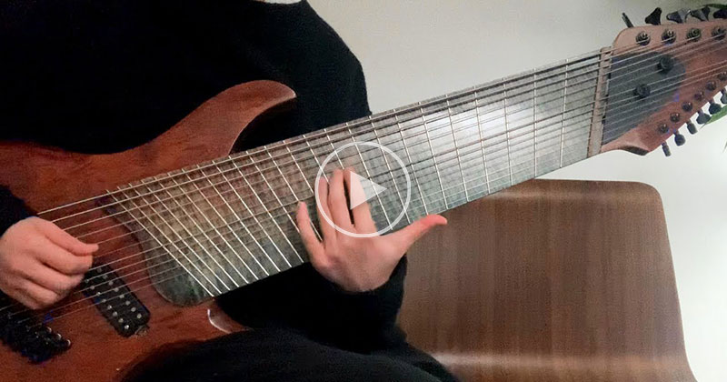 In Case You’ve Never Seen (or Heard) a 14 String Guitar