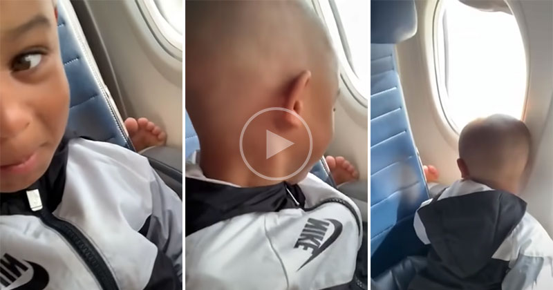 This 4 Year Old Kid Calling Out the Woman Behind Him for Her Bare Feet is Everything