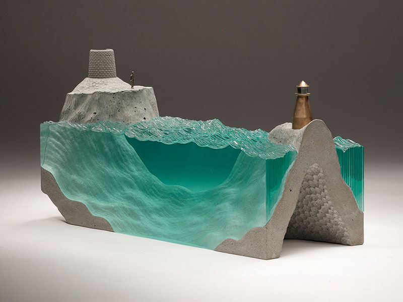 glass wave sculptures by ben young 11 Incredible Glass Wave Sculptures by Ben Young