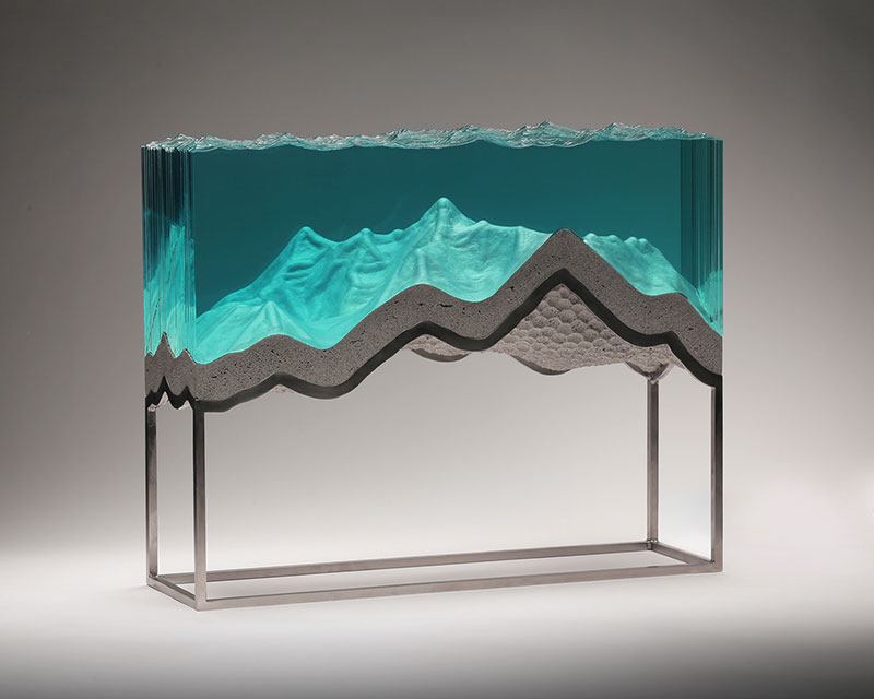 glass wave sculptures by ben young 13 Incredible Glass Wave Sculptures by Ben Young