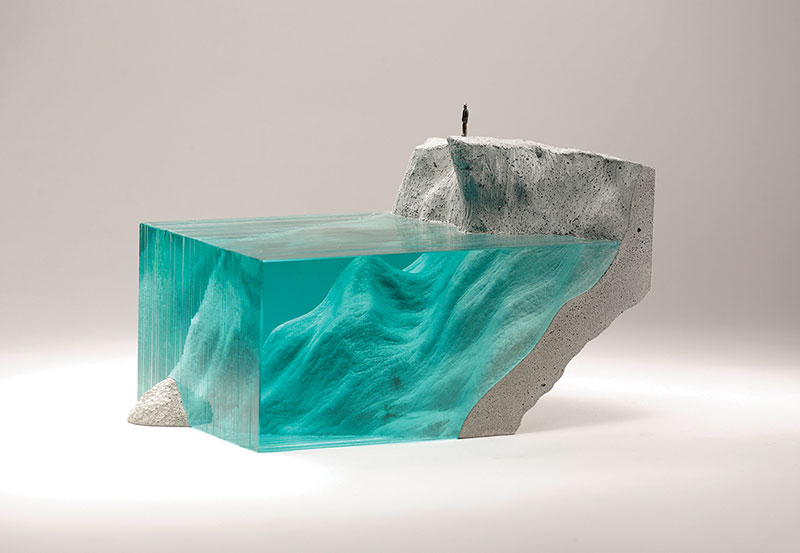 glass wave sculptures by ben young 15 Incredible Glass Wave Sculptures by Ben Young