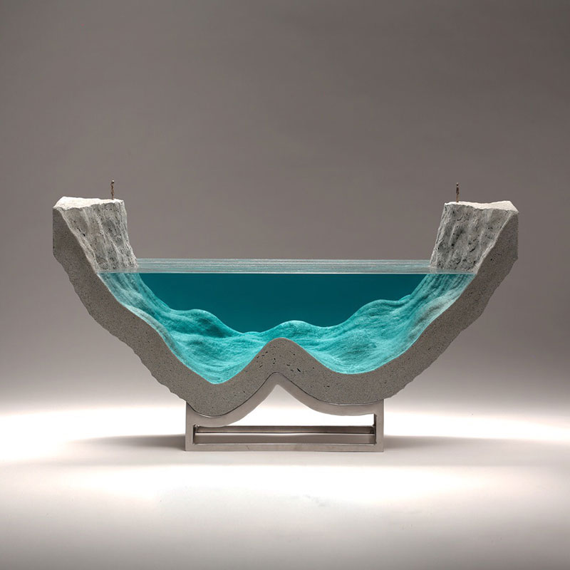 glass wave sculptures by ben young 3 Incredible Glass Wave Sculptures by Ben Young